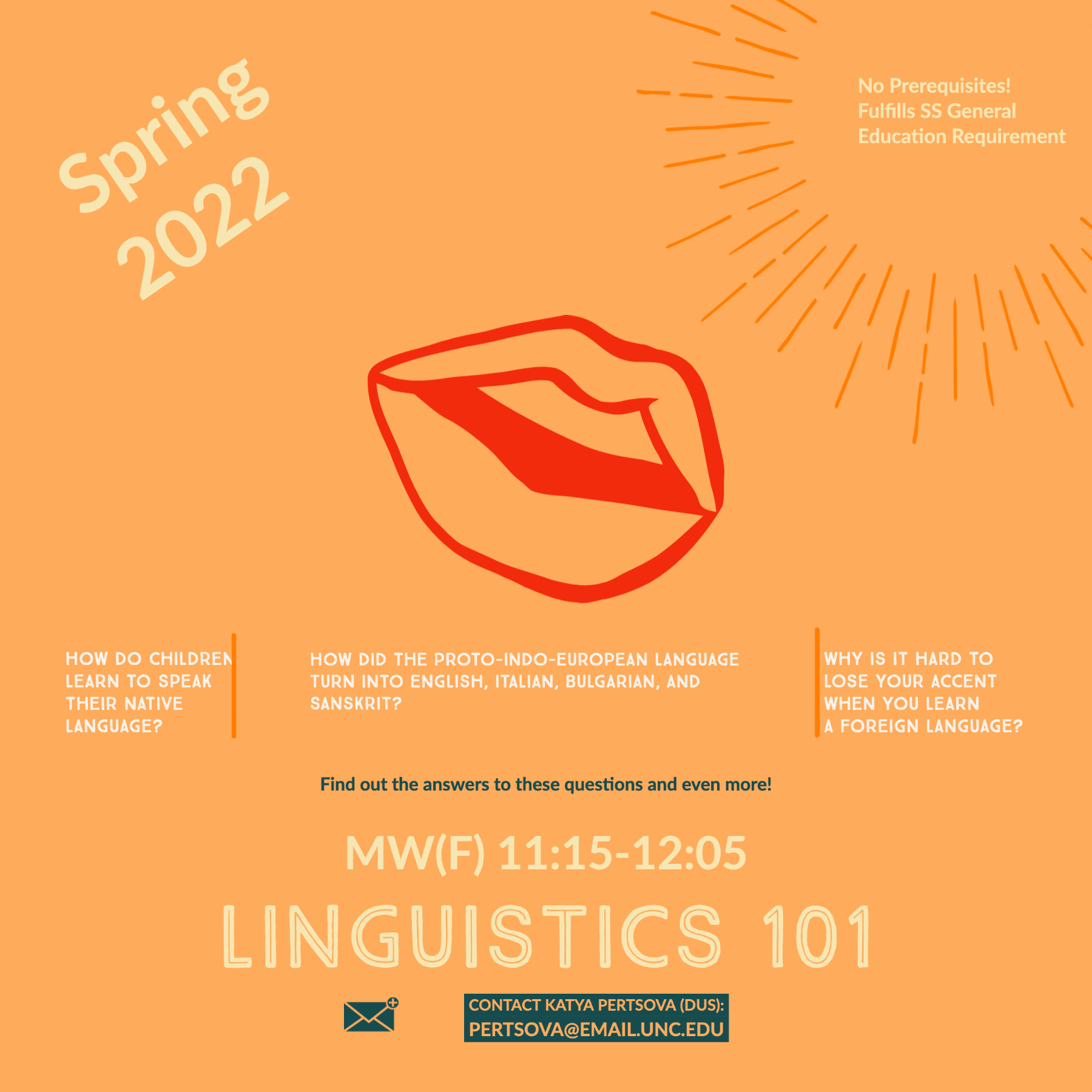 Curious about language? Check out our exciting courses for Spring 2022!